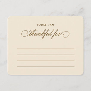 Today I am Thankful For Thanksgiving Dinner Cards