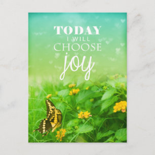 Today I Choose Joy Postcard