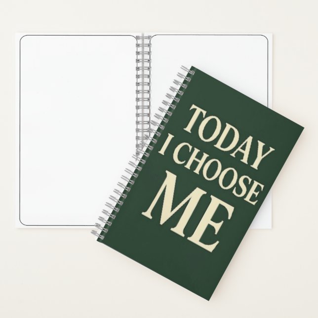 Today I Choose Me – Minimalist Self-Care Journal (Inside)