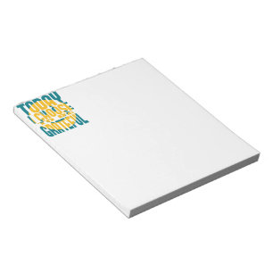Today I Choose to be Grateful Notepad