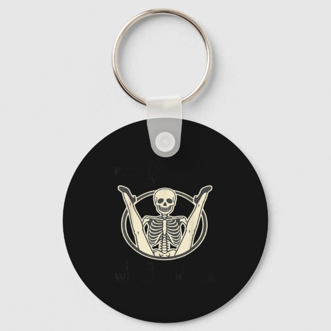 Today I Don't Feel Like Doing Anything Except My W Key Ring (Front)