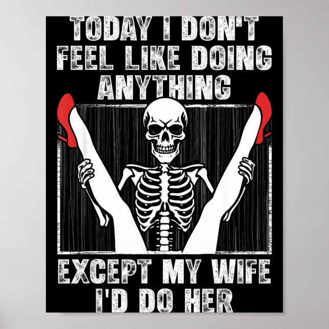 Today i don't feel like doing anything except my w poster (Front)