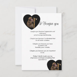 today i forgive you note card
