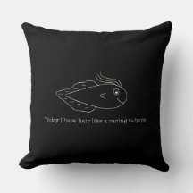 Today I have hair like a racing tadpole