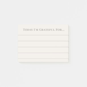Today I’m Grateful For Daily Gratitude Post-it Notes
