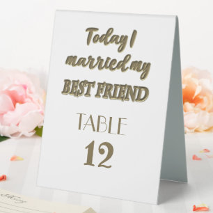 Today I Married My Best Friend