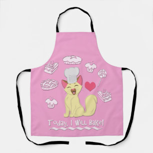 Today I Will Bake! Apron