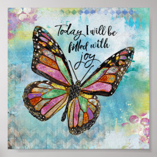 Today I Will Be Filled With Joy Posters