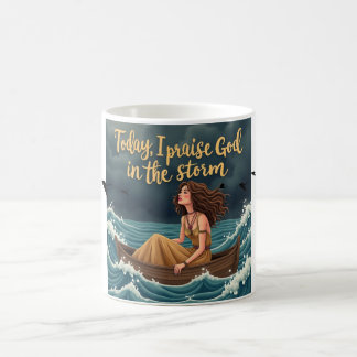 Today, I will praise God in the Storm Coffee Mug