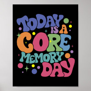 Today Is A-core Memory Day Funny Emotions Out  Poster