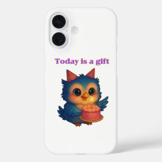 Today is a Gift – Gratitude Reminder  iPhone 16 Case