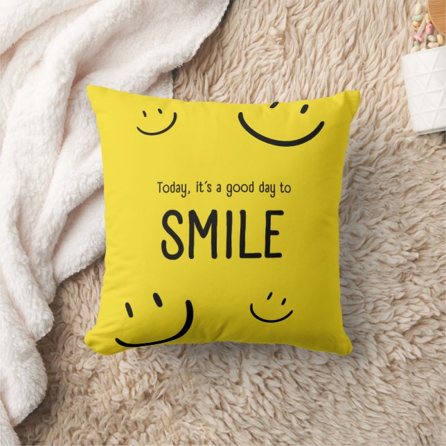 Today is a good day to smile Inspiration Cushion (Blanket)
