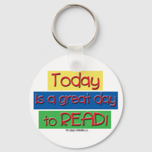 today is a great day to read keychain
