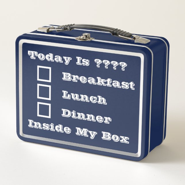 Today Is Breakfast Lunch Or Dinner Inside My Box ? (Front)