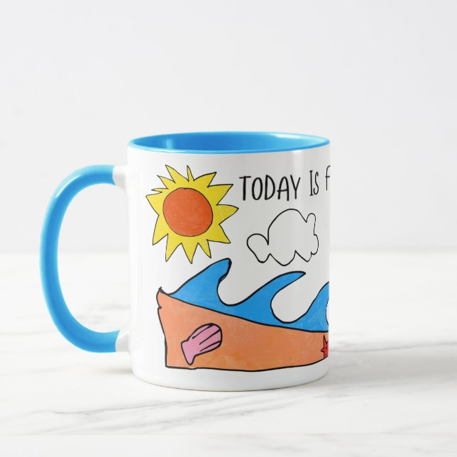 "Today is for Chillin" Mug (Left)