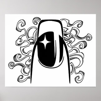 Today is Hair and Nails Day Poster