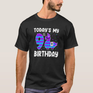 Today Is My 9th Birthday Kids Boys Girls Llama Al T-Shirt