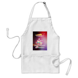 Today is My Birthday Art Print Standard Apron