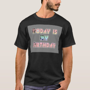 Today is My Birthday Baby Pink Art Print T-Shirt