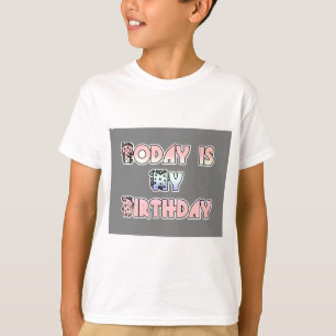 Today is My Birthday Baby Pink Art Print T-Shirt