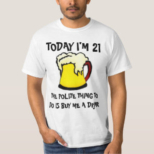 Today is My Birthday Buy Me a Beer T-Shirt