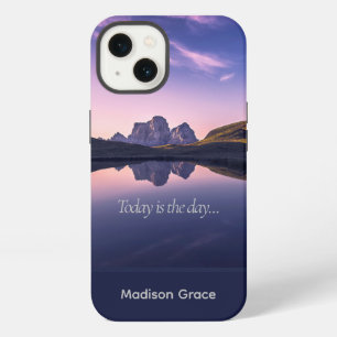 Today is the Day, Serene Mountain Lake iPhone 13 Case