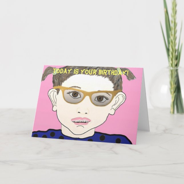 Today is your birthday! card (Front)