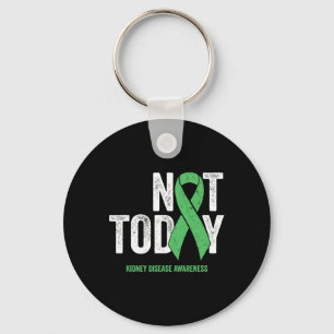 Today Kidney Disease - Green Awareness Ribbon Key Ring