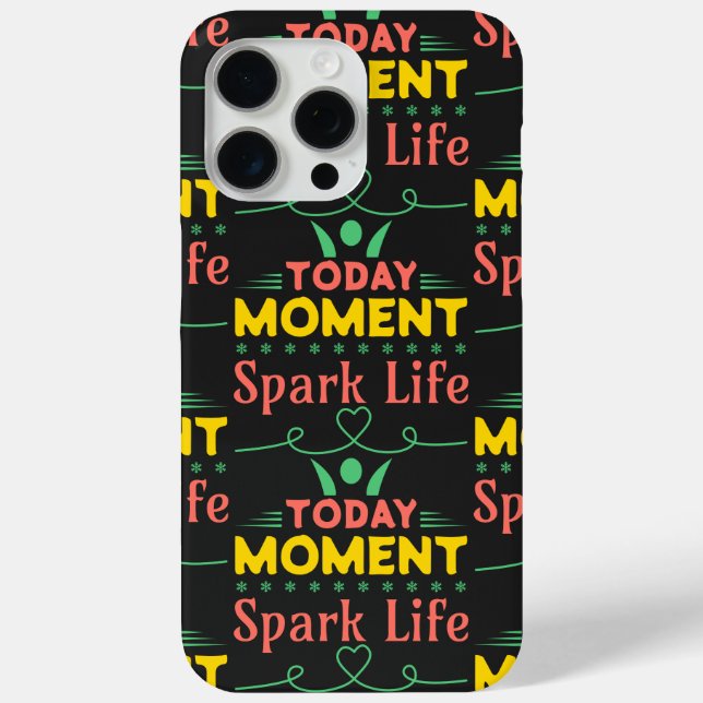 Today Moment, Spark Life Case-Mate iPhone Case (Back)