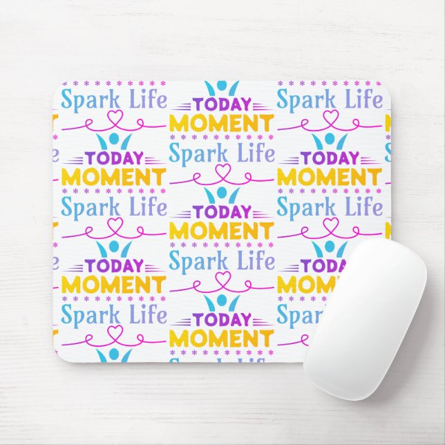 Today Moment, Spark Life Mouse Mat (With Mouse)