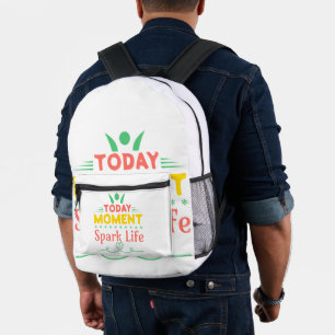 Today Moment, Spark Life Printed Backpack
