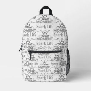 Today Moment, Spark Life Printed Backpack