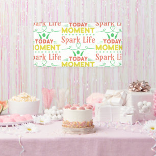 Today Moment, Spark Life Tote Bag Banner