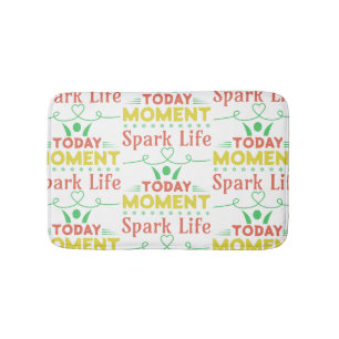 Today Moment, Spark Life Tote Bag Bath Mat