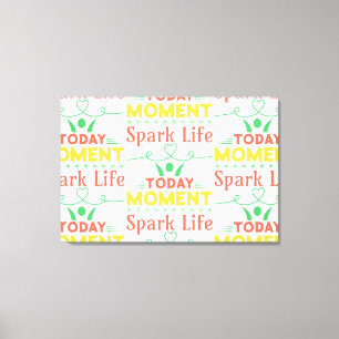 Today Moment, Spark Life Tote Bag Canvas Print