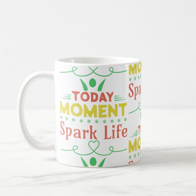 Today Moment, Spark Life Tote Bag Coffee Mug (Left)