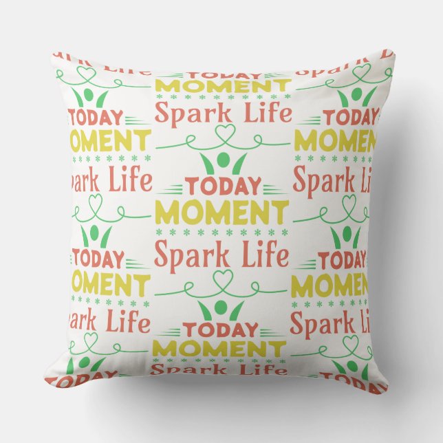 Today Moment, Spark Life Tote Bag Cushion (Front)