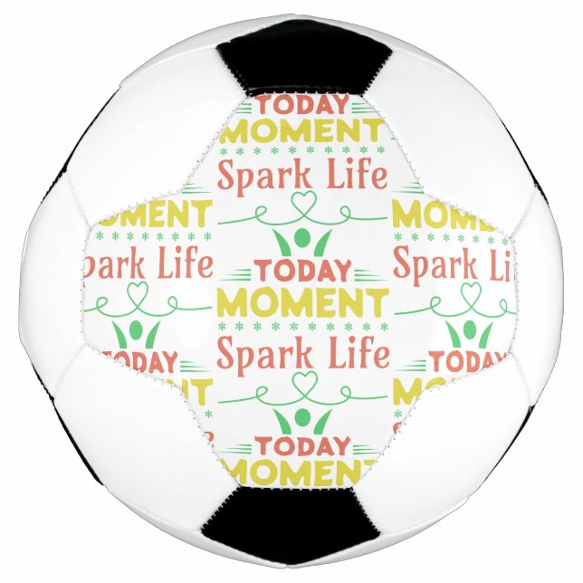 Today Moment, Spark Life Tote Bag Football (Front)