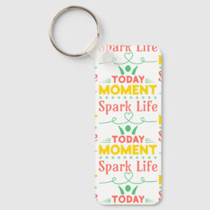 Today Moment, Spark Life Tote Bag Key Ring
