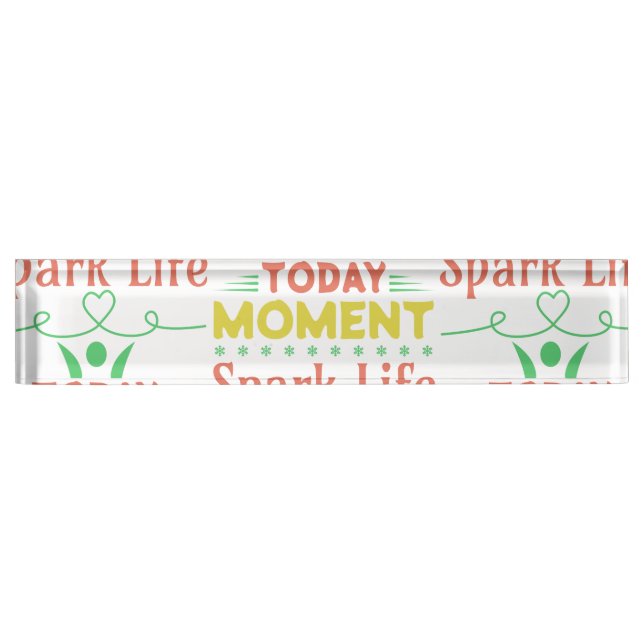 Today Moment, Spark Life Tote Bag Nameplate (Front)