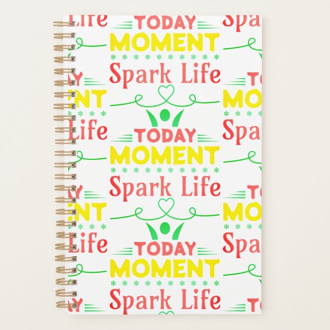 Today Moment, Spark Life Tote Bag Planner (Front)