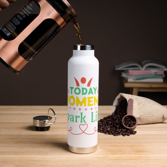 Today Moment, Spark Life Water Bottle (Coffee)