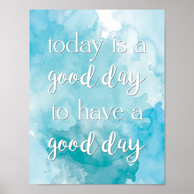 Today Quote Poster (Front)