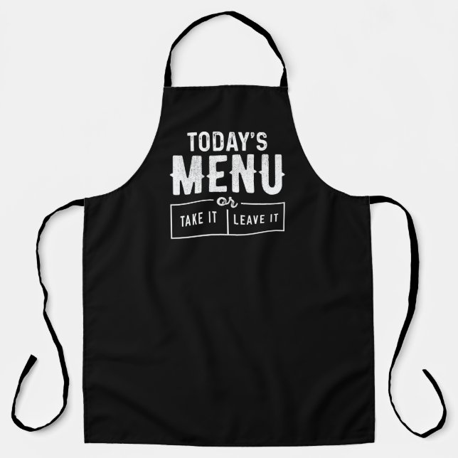 Today’s Menu Apron (Front)