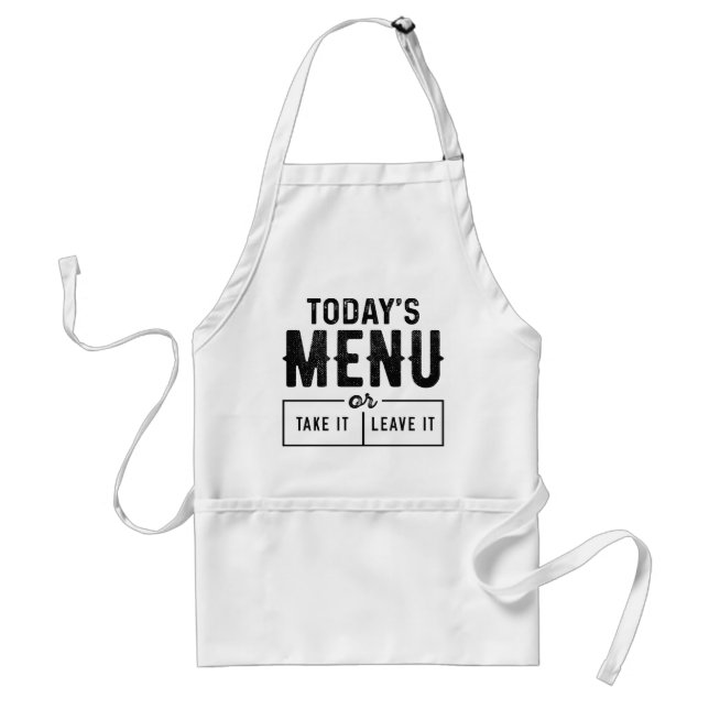 Today’s Menu Standard Apron (Front)