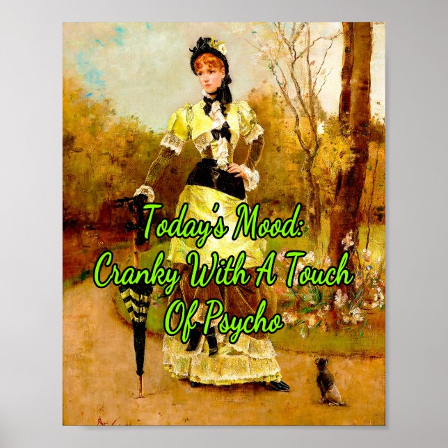 Today’s Mood: La Parisienne by Alfred Stevens Poster (Front)