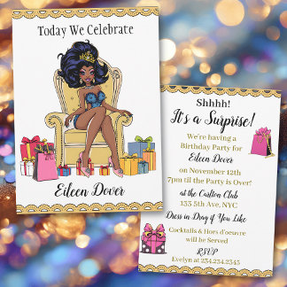 Today we Celebrate Your Birthday | Drag Queen Invitation