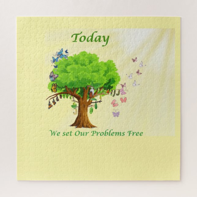 Today We Set Our Problems Free Jigsaw Puzzle (Vertical)