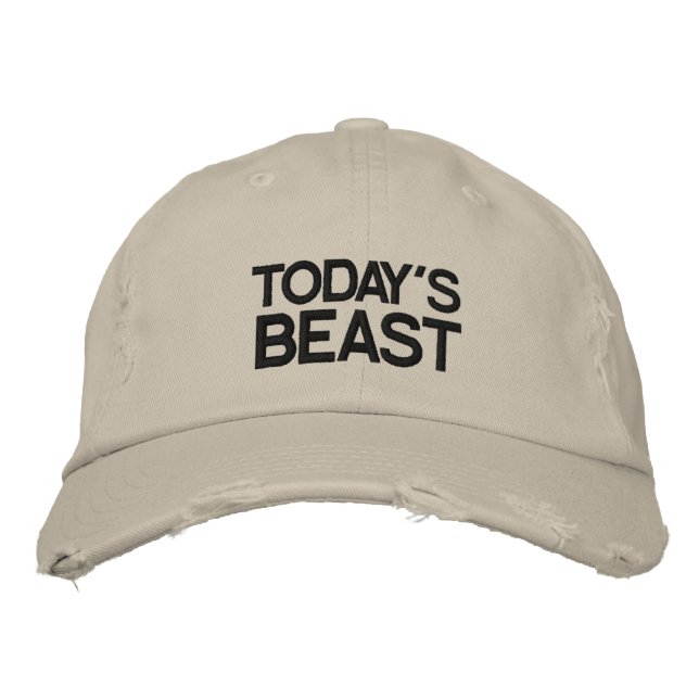 Today's Beast Embroidered Hat (Front)