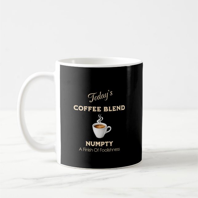 Today's Coffee Blend, Numpty Mug (Left)